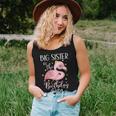 Flamingo Big Sister Of The Birthday Girl Matching Family Women Tank Top Gifts for Her