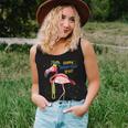 Flamingo Jester Hat Mardi Gras Fat Tuesday Women Tank Top Gifts for Her