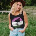 Flamingo Lgbt-Q Retro Vintage Bird Gender-Queer Pride Ally Pride Month s Women Tank Top Gifts for Her