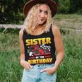 Formula Race Car Sister Of Birthday Boy Party Racing For Sister Women Tank Top Gifts for Her