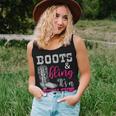 Cowgirl Boots BlingWomen Tank Top Gifts for Her