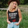 Funny Retirement To Do List Nailed It Retired Retiree Humor Women Tank Top Weekend Graphic Gifts for Her