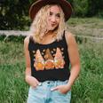 Thanksgiving Gnomes Fall Season Gnomies Autumn Women Tank Top Gifts for Her