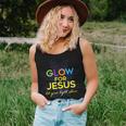 Glow For Jesus - Let Your Light Shine - Faith Apparel Faith Women Tank Top Gifts for Her