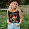 Goldendoodle Santa Hat Ugly Christmas Sweater Holiday Women Tank Top Gifts for Her