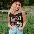 Groovy Some Call It Chaos We Call It Kindergarten Teachers Women Tank Top Gifts for Her
