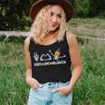 Halloween Peace Love And Pumpkins Fall Women Men Kids Halloween Women Tank Top Gifts for Her