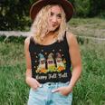 Happy Fall Yall Pug Leopard Pumpkin Halloween Halloween Women Tank Top Gifts for Her