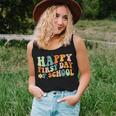 Happy First Day Of School Groovy Back To School Teacher Women Tank Top Gifts for Her