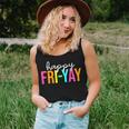 Happy Fri-Yay Friday Teacher Life Happy Friday Weekend Women Tank Top Gifts for Her