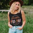 Happy Fri-Yay Friday Lovers Fun Teacher Women Tank Top Gifts for Her