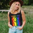 Houston Texas Lgbt Pride Month Lgbtq Rainbow Flag Women Tank Top Gifts for Her