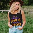 I'm Teacher You Can't Scare Me Witch Boo Halloween Costume Women Tank Top Gifts for Her