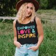 Inspirational Inclusion Empowerment Quote For Teacher Women Tank Top Gifts for Her