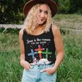 Jesus Is The Reason For The Season Christian Christmas Xmas Women Tank Top Gifts for Her