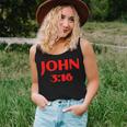 John 316 Jesus Christ Is Lord Revival Bible Christian Women Tank Top Gifts for Her
