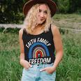 July 4Th Women’S Patriotic Faith Family Freedom American Women Tank Top Gifts for Her