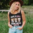 Just A Girl Who Loves Cats Cute Cat Lover Women Tank Top Gifts for Her