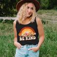 Be Kind Rainbow Choose Kindness Anti Bullying Groovy Organe Women Tank Top Gifts for Her