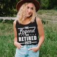 Legend Has Retired 2023 For Coworker In Retirement Women Tank Top Weekend Graphic Gifts for Her