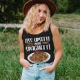 Less Upsetti Spaghetti For Women Women Tank Top Gifts for Her