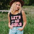 Let's Go Girls Cowgirl Hat Cowboy Western Rodeo Texas Women Tank Top Gifts for Her