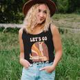 Let's Go Girls Western Cowgirl Bride Bridesmaid Bachelorette Women Tank Top Gifts for Her