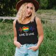 Lgbt Gay Pride Heartbeat Lesbian Gays Love Sexy Rainbow Women Tank Top Gifts for Her