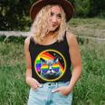 Lgbtq Love Wins Cat Gay Pride Lgbt Ally Rainbow Flag Women Tank Top Gifts for Her
