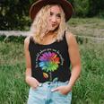 Lgbtq Rainbow Sunflower World Flower Pride Be Equality Kind Women Tank Top Gifts for Her