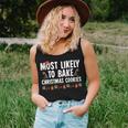 Most Likely To Bake Christmas Cookies Baker Christmas Women Tank Top Gifts for Her Most Likely To Bake Christmas Cookies Baker Christmas Women Tank Top Gifts for Her
