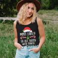 Most Likely To Get Sassy With Santa Christmas Matching Women Tank Top Gifts for Her