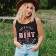 Got A Little Dirt On My Boots Howdy Cowgirl Western Country Women Tank Top Gifts for Her