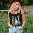 Llama Christmas Ugly Sweater Llama Holiday Xmas Alpaca Women Tank Top Gifts for Her