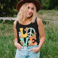 Love 60'S 70'S Party Outfit Groovy Hippie Costume Peace Sign Women Tank Top Gifts for Her