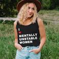 I Love Mentally Unstable Quote Mental Health Support Women Tank Top Gifts for Her