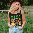 Mama Of The Wild One Zoo Theme Bday Safari Jungle Animals Women Tank Top Gifts for Her