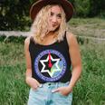 Men Women Secret Jewish Space Laser Corps Mazel Tov Funny Women Tank Top Basic Casual Daily Weekend Graphic Gifts for Her