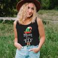 Mom To Be Elf Christmas Pregnancy Announcement Women Tank Top Gifts for Her
