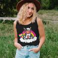 Pansexual Flag Cow Lgbt Pan Pride Stuff Farmer Animal Women Tank Top Gifts for Her