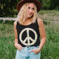 Peace Sign Daisies Retro Floral Hippie Daisy Lover Women Tank Top Gifts for Her