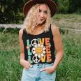 Peace Sign Love 60S 70S 80S Costume Groovy Theme Party Women Tank Top Gifts for Her