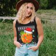 Peaches Xmas Ugly Sweater Santa Lighting Peaches Christmas Women Tank Top Gifts for Her