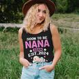 Pregnancy Announcement Soon To Be Nana Again 2024 Women Tank Top Gifts for Her