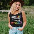 Proud Dad Of An Awesome Lesbian Daughter Gay Pride Retro Men Women Tank Top Gifts for Her