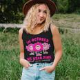 Retro Groovy In October We Wear Pink Breast Cancer Awareness Women Tank Top Gifts for Her