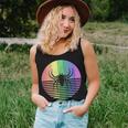 Retro Spider Gay Pride Rainbow Flag Vintage Distressed Women Tank Top Gifts for Her