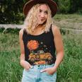 Rottweiler Pumpkins Truck Autumn Leaf Fall Thanksgiving Fall Thanksgiving Women Tank Top Gifts for Her