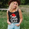 Santa Hat Gami Claus Elf Ugly Christmas Sweater Women Tank Top Gifts for Her