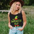 The Sarcastic Elf Matching Group Christmas Costume Women Tank Top Gifts for Her